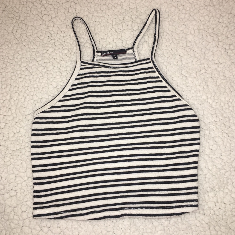 Striped Crop Top